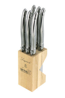 Laguiole 6pce Knife Set Stainless