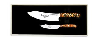 Giesser 2pce Knife Set - Spicy Orange