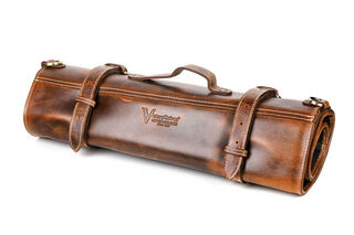 Victory Leather Knife Roll - 11 Pockets
