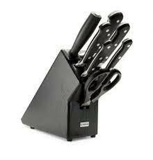 Wusthof Classic 8 Piece Knife Block Set - Dark