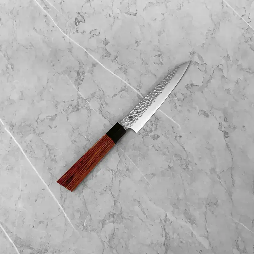 Seki Kanetsugu - Heptagon Wood VG10 Utility Knife 15cm