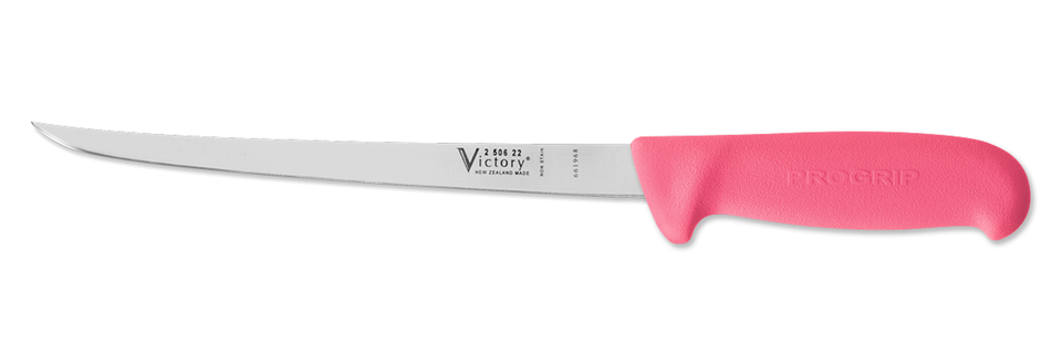 Victory 22cm Narrow Pink Fillet Knife
