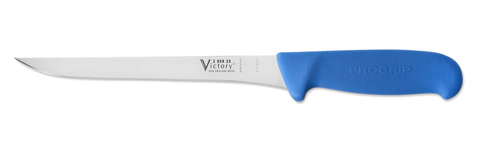 Victory 20cm Straight Blue Fillet Knife