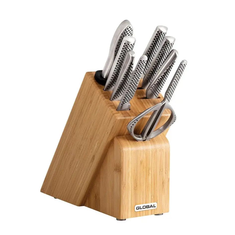 Global Takashi 10 Piece Knife Block Set