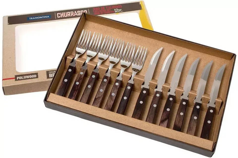 Tramontina Churrasco Steak Knife Set 12pc