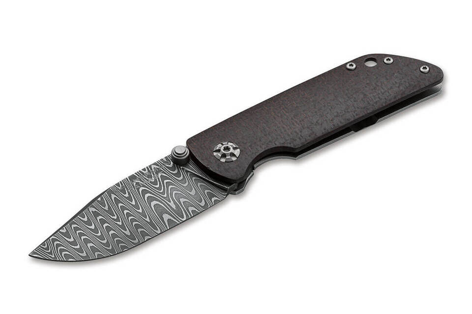 Boker M4 Sherman-Damast Folding Knife