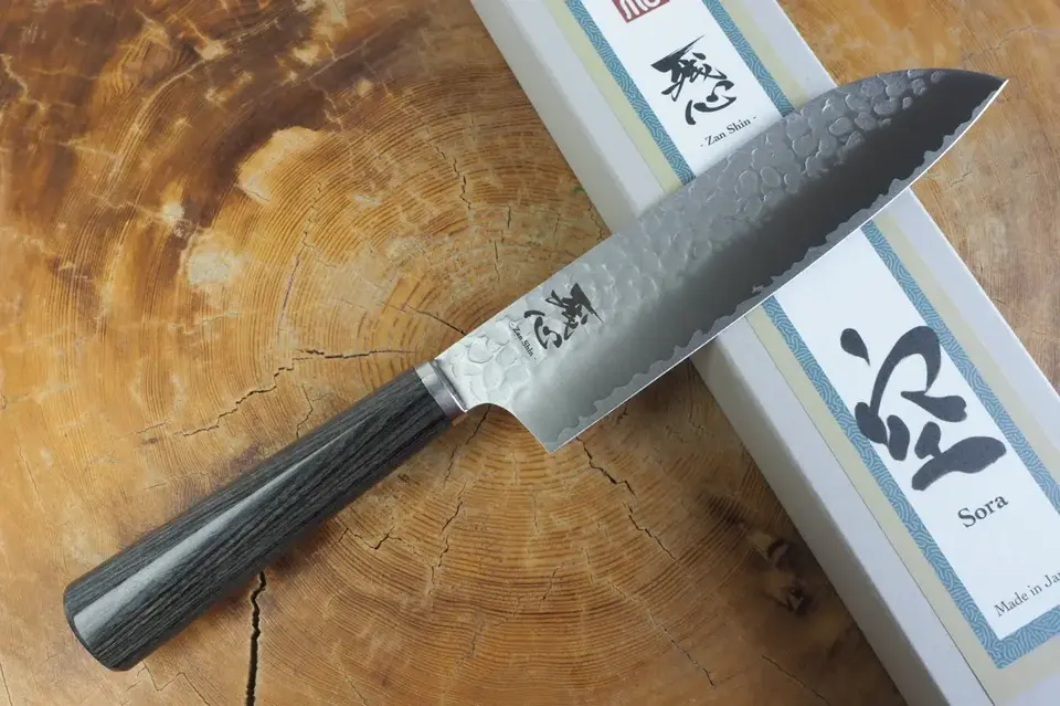 Zan Shin Sora Santoku Knife GW 16.5cm