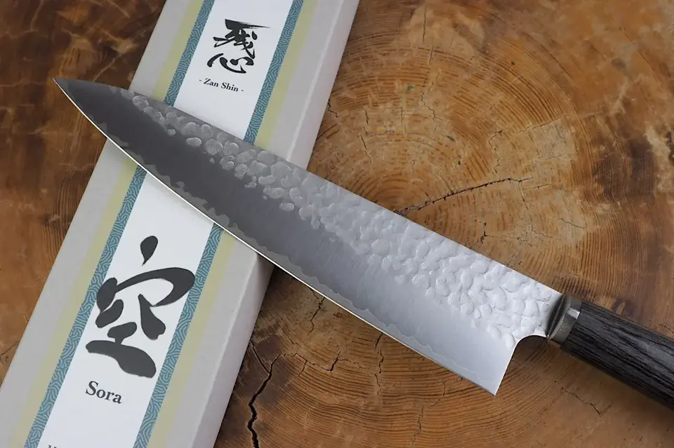 Zan Shin Sora Gyuto Knife GW 20cm