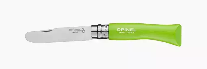 Opinel Round End Apple Green