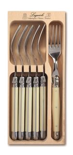 Laguiole 6 Piece Fork Set Ivory
