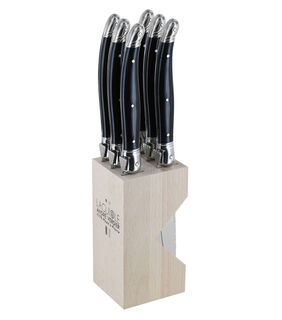 Andre Verdie Laguiole Steak Knives Black