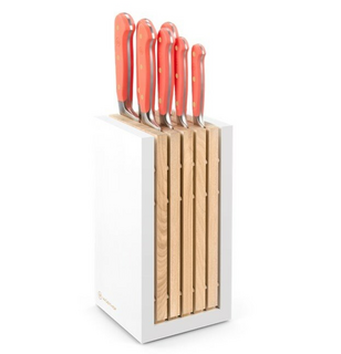 Wusthof Classic Colour 8-Piece Knife Block - Coral Peach