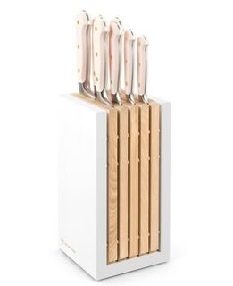 Wusthof Classic Colour 8-Piece Knife Block - Pink Himalayan Salt