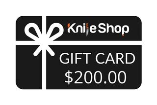 Knife Shop Gift Card $200.00