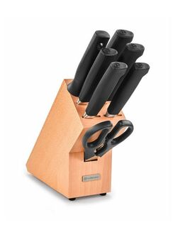 Wusthof Partner 8pce Knife Set - Beech