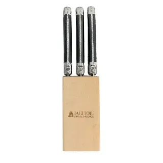 Abeille Prestige Laguiole Steak Knife Set Black
